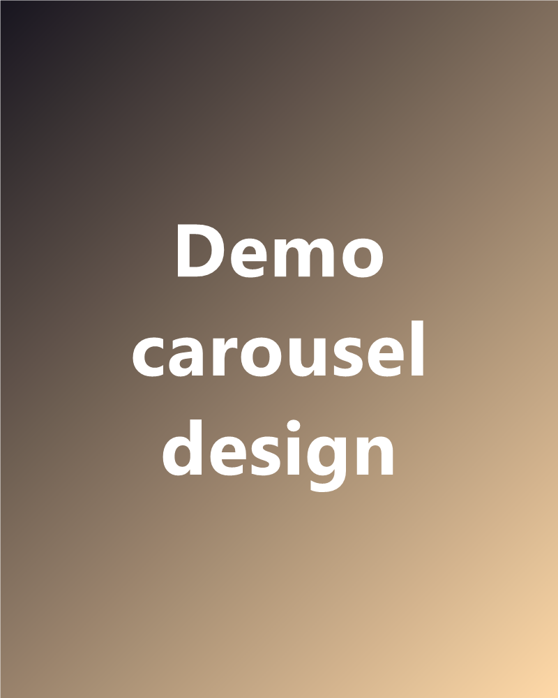 Demo placeholder carousel design