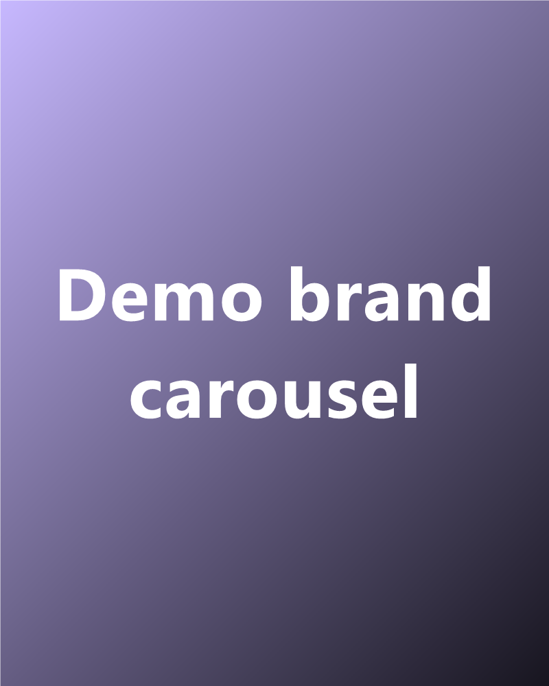 Demo placeholder brand carousel